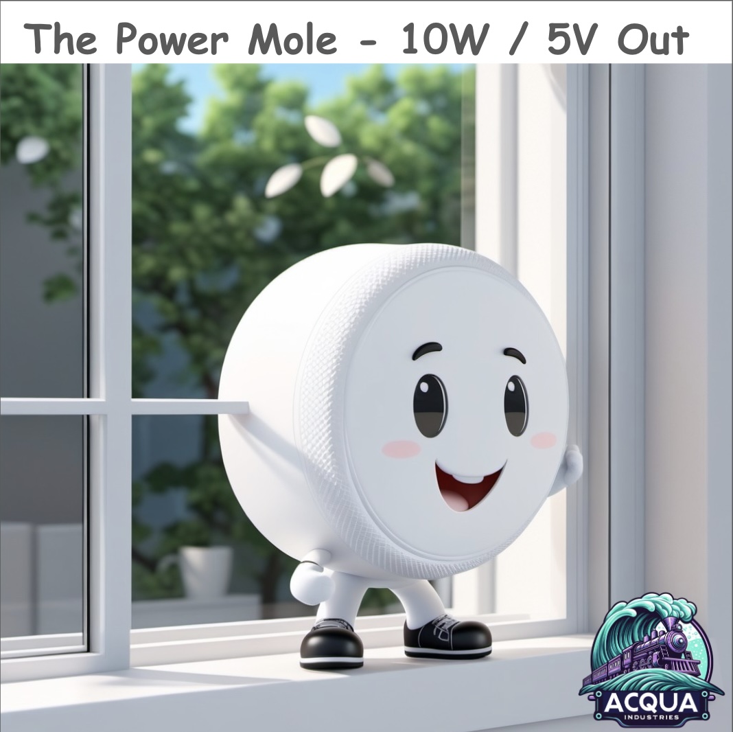 Power Mole cartoon illustration